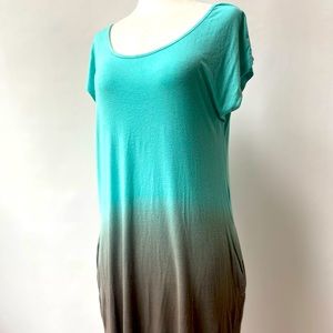 GUC ombré beach cover up with pockets